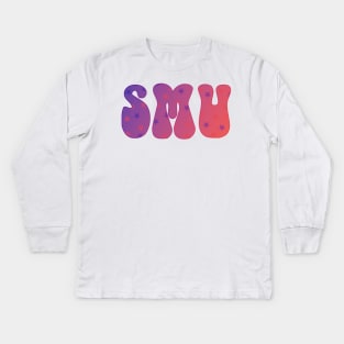 SMU Ombre Stars Kids Long Sleeve T-Shirt